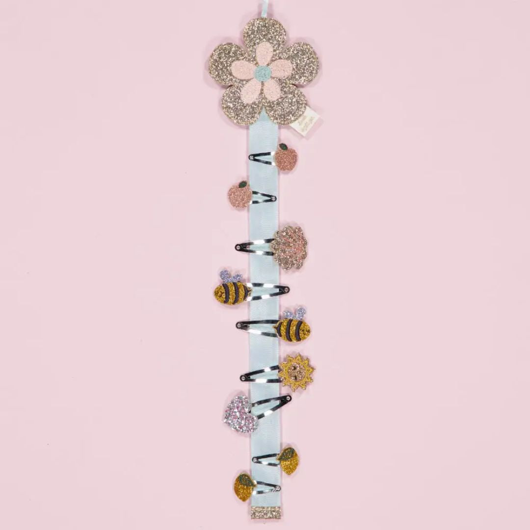 Wall Hanger Schmuckaufbewahrung 'Retro Blume'