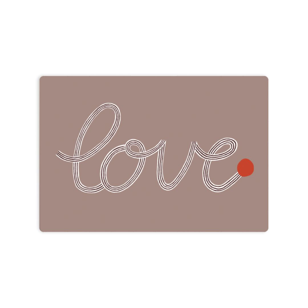 Frühstücksbrettechen 'Love'