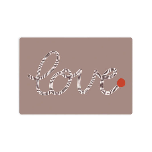 Frühstücksbrettechen 'Love'