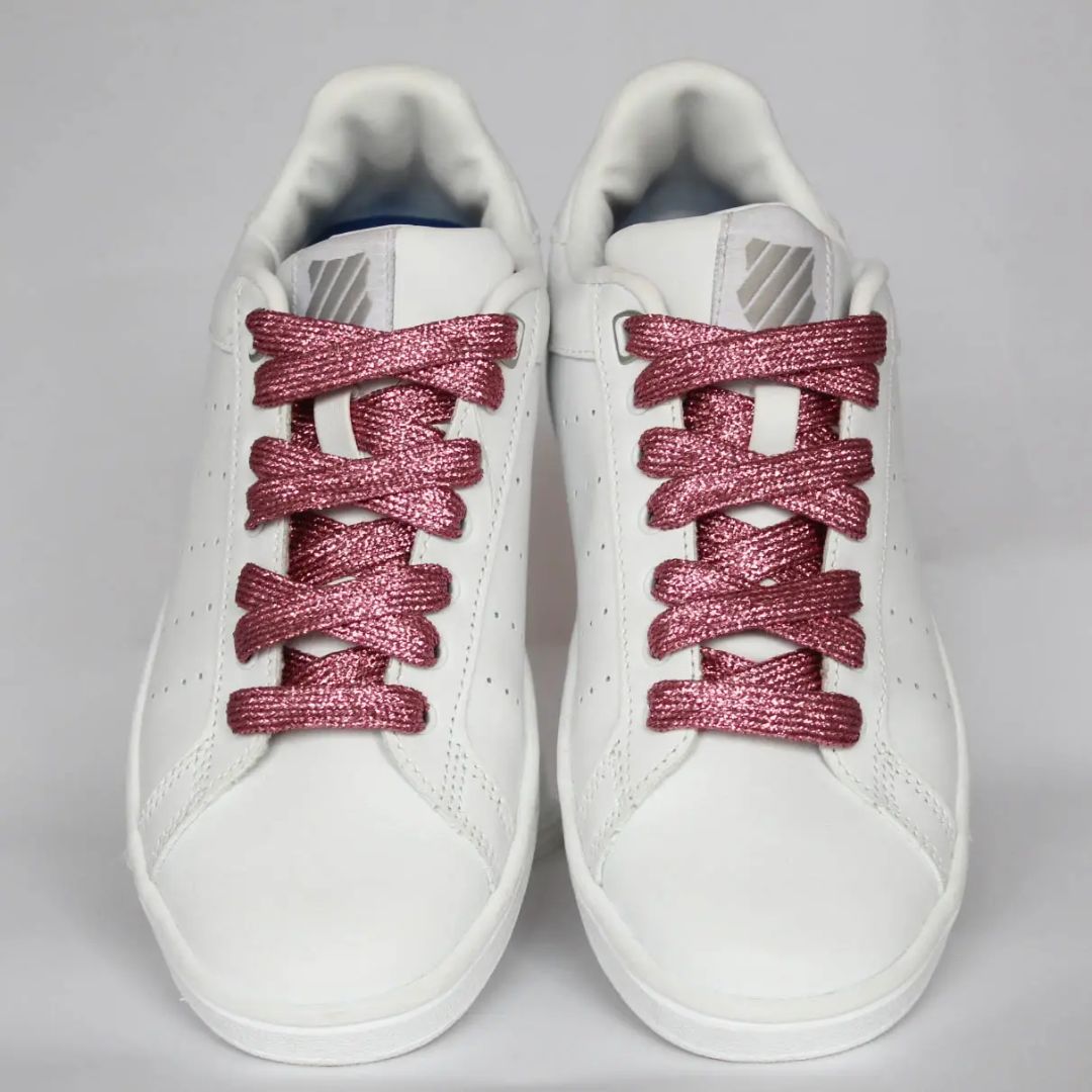 Schnürsenkel Glitzer rosa