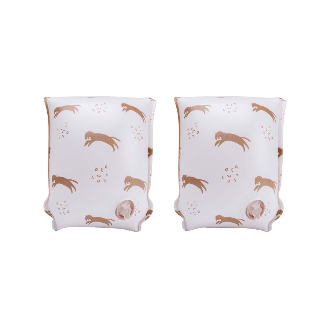 Schwimmflügel 'Leoparden' beige 0-2J