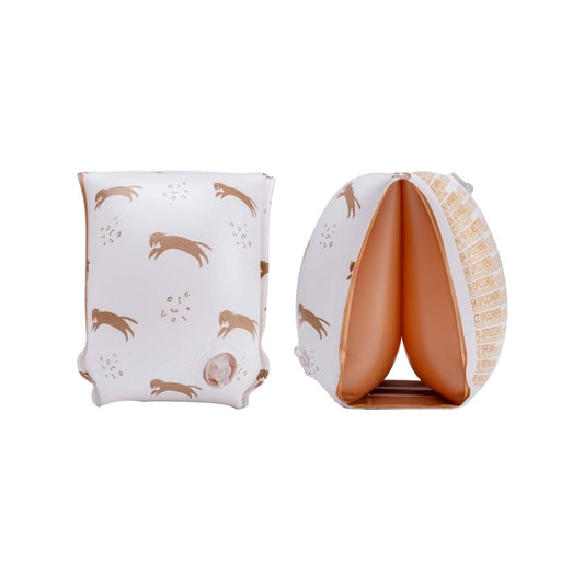 Schwimmflügel 'Leoparden' beige 0-2J