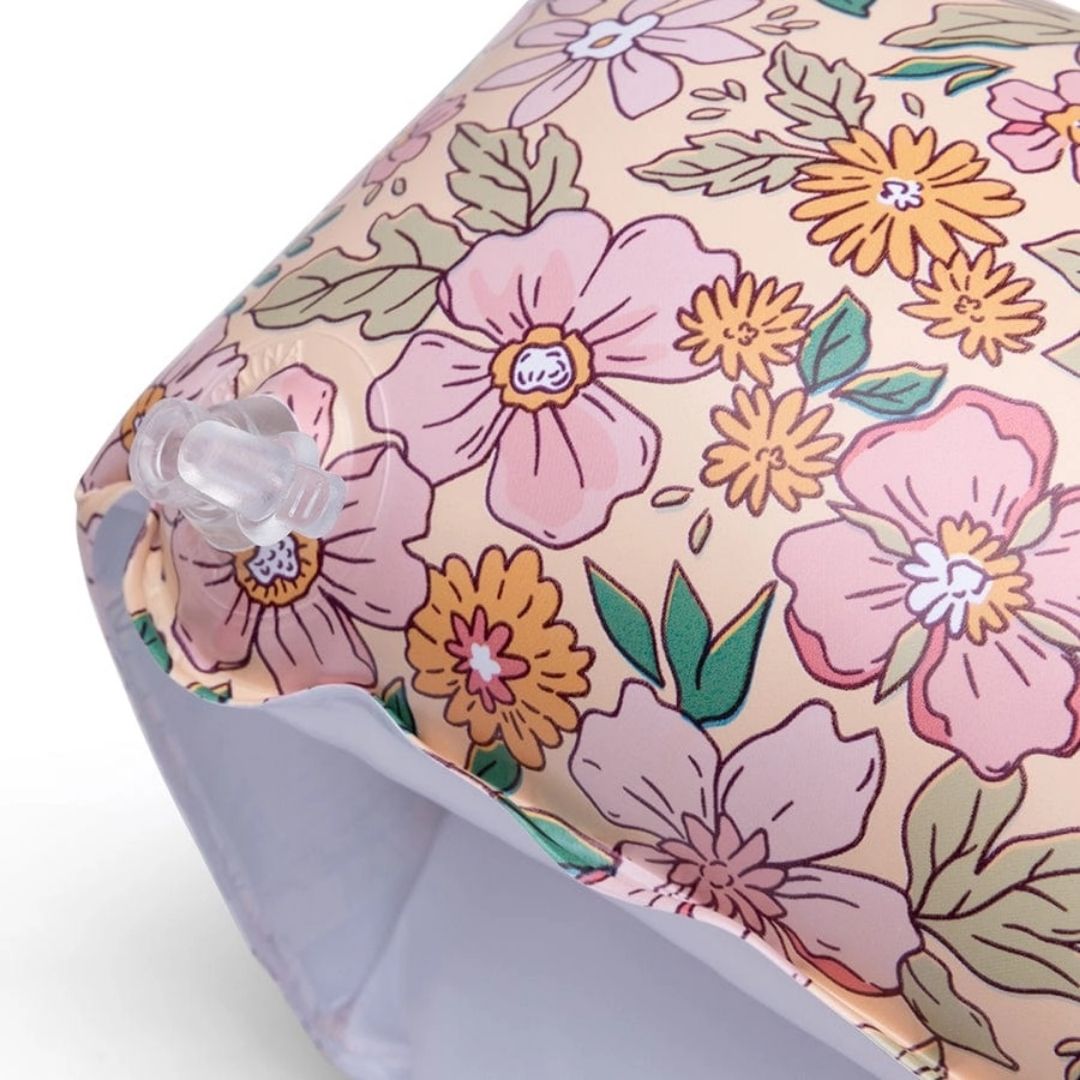 Schwimmflügel 'Blumen' rosa 2-6J