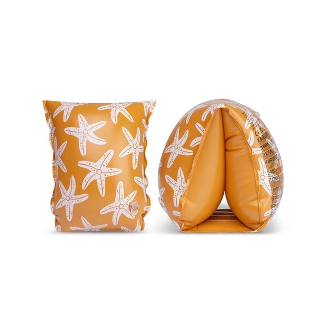 Schwimmflügel 'Seesterne' orange 2-6J