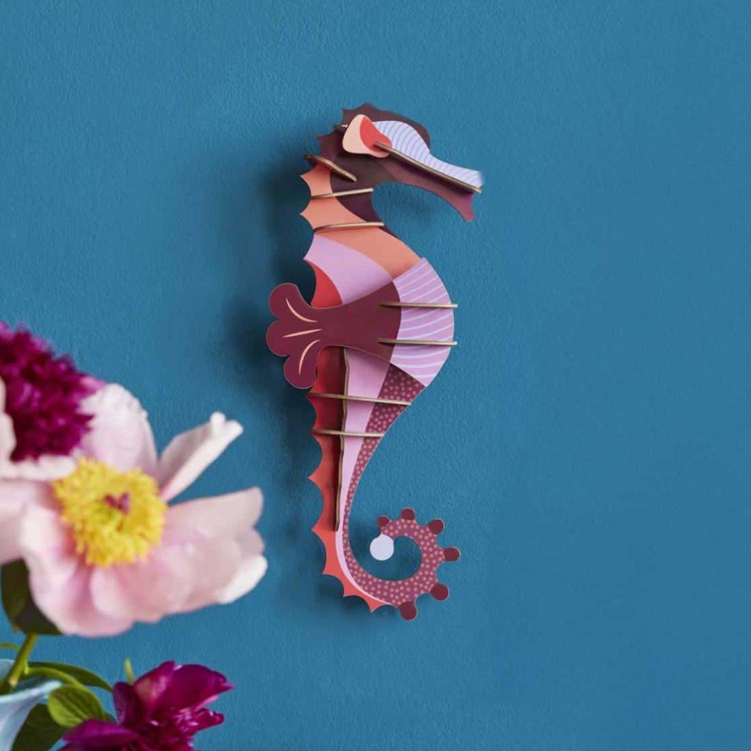 Studio Roof Wall Art 'Coraline Seahorse'