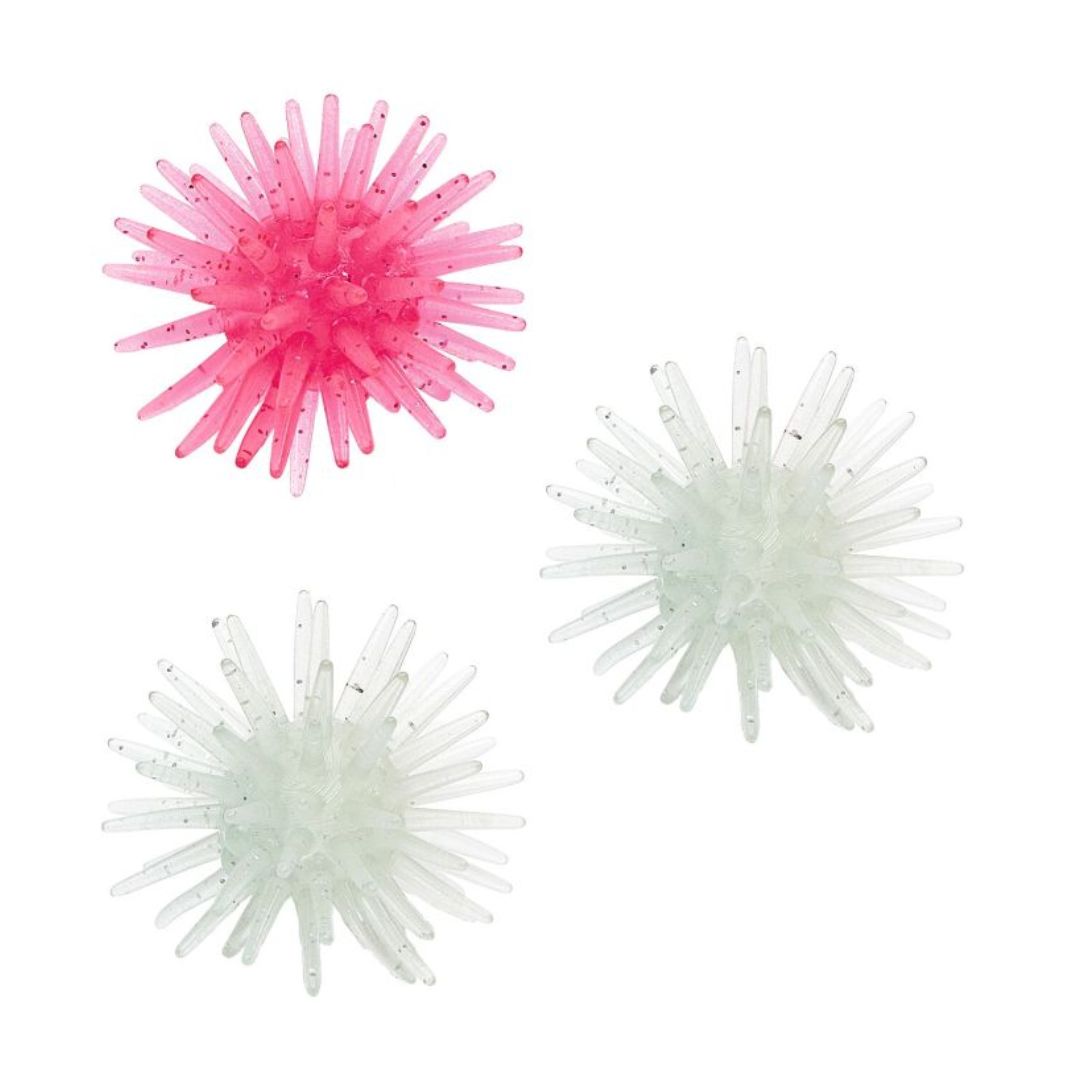 Set von 3 'Nachtleuchtende Sticky Snowflakes'