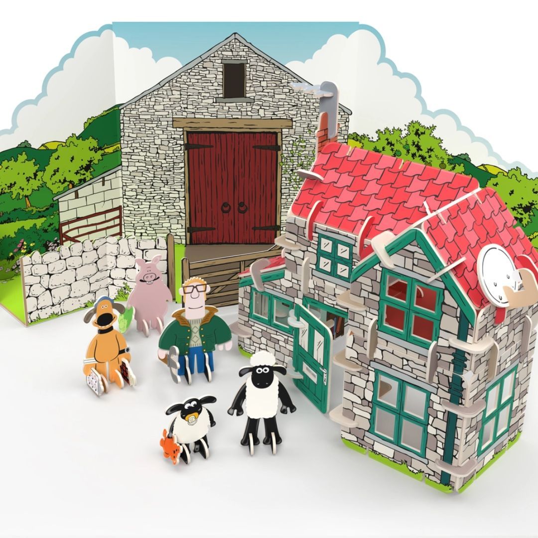 Spielset 'Shaun Das Schaf' 3D Konstruktionsset