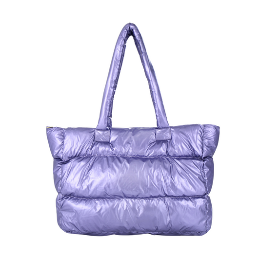 Damen Shopper unifarben lila