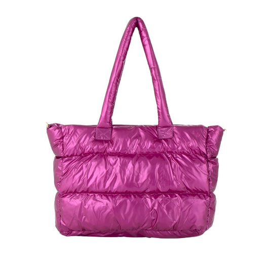 Damen Shopper unifarben pink