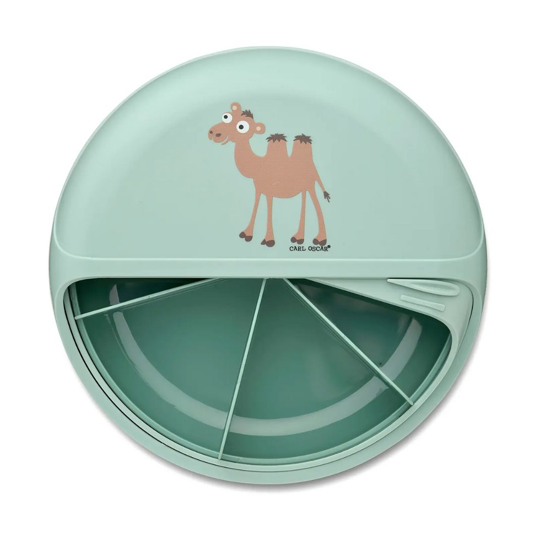 Bento Disc Lunchbox Kinder 'Kamel' mintgrün 18 cm