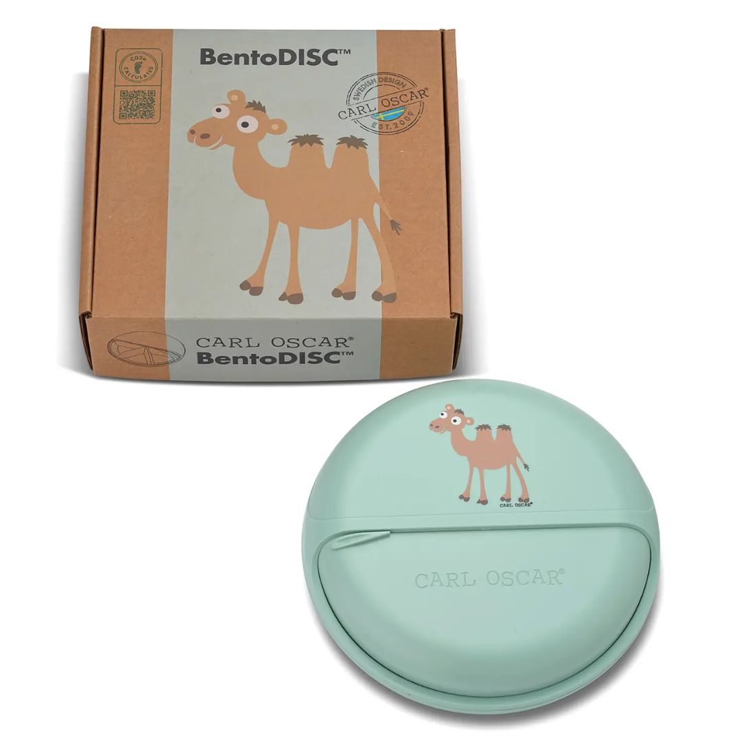 Bento Disc Lunchbox Kinder 'Kamel' mintgrün 18 cm