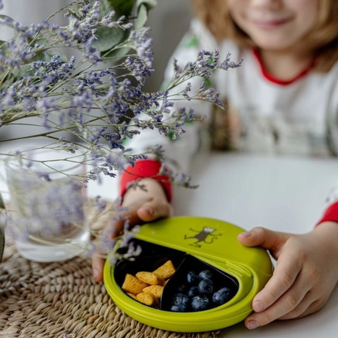 Snack Disc Kinder 'Kuh' violett 15 cm