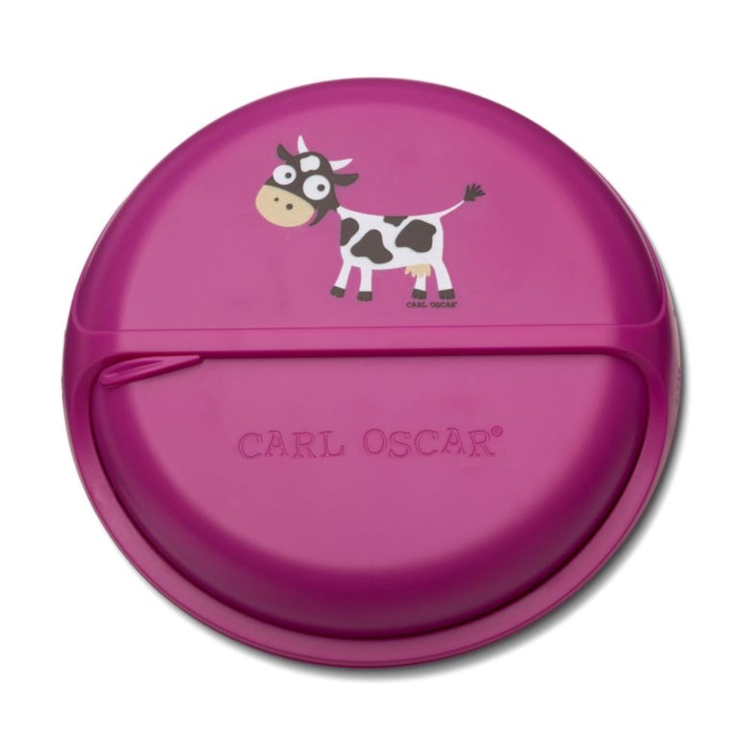 Snack Disc Kinder 'Kuh' violett 15 cm