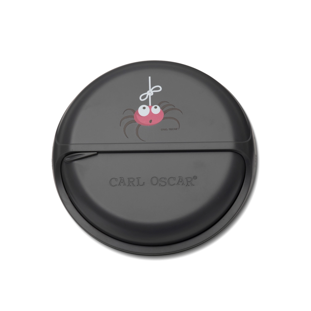 Snack Disc Kinder 'Kleine Spinne' anthrazit 15 cm