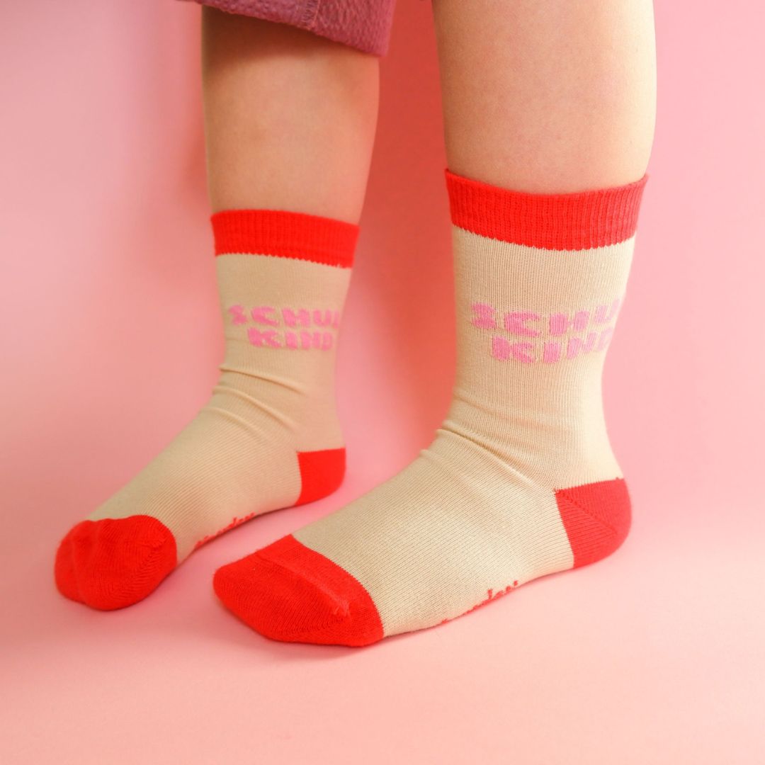 Socken 'Schulkind' rosa