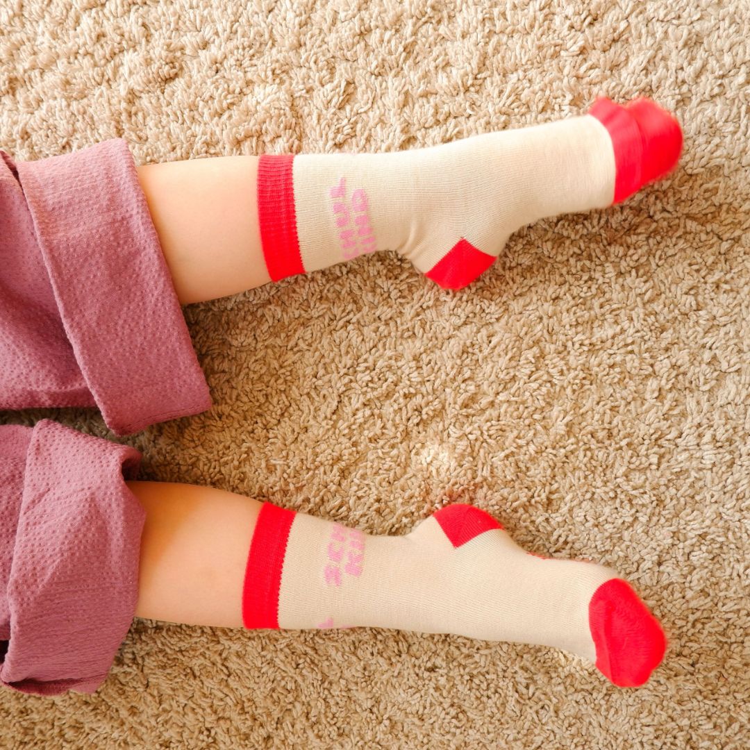 Socken 'Schulkind' rosa
