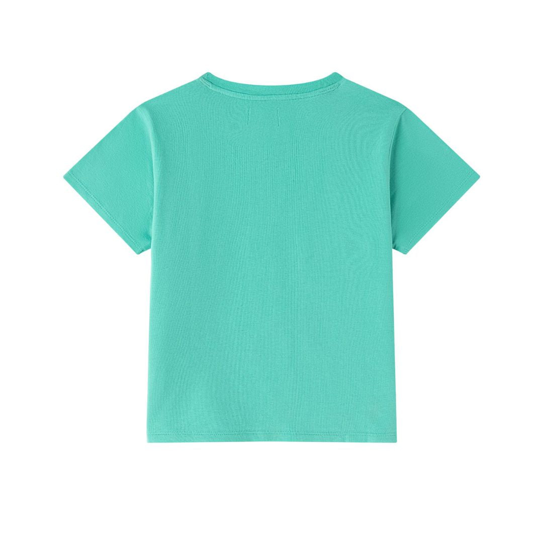 Jungen-T-Shirt Tiger grün