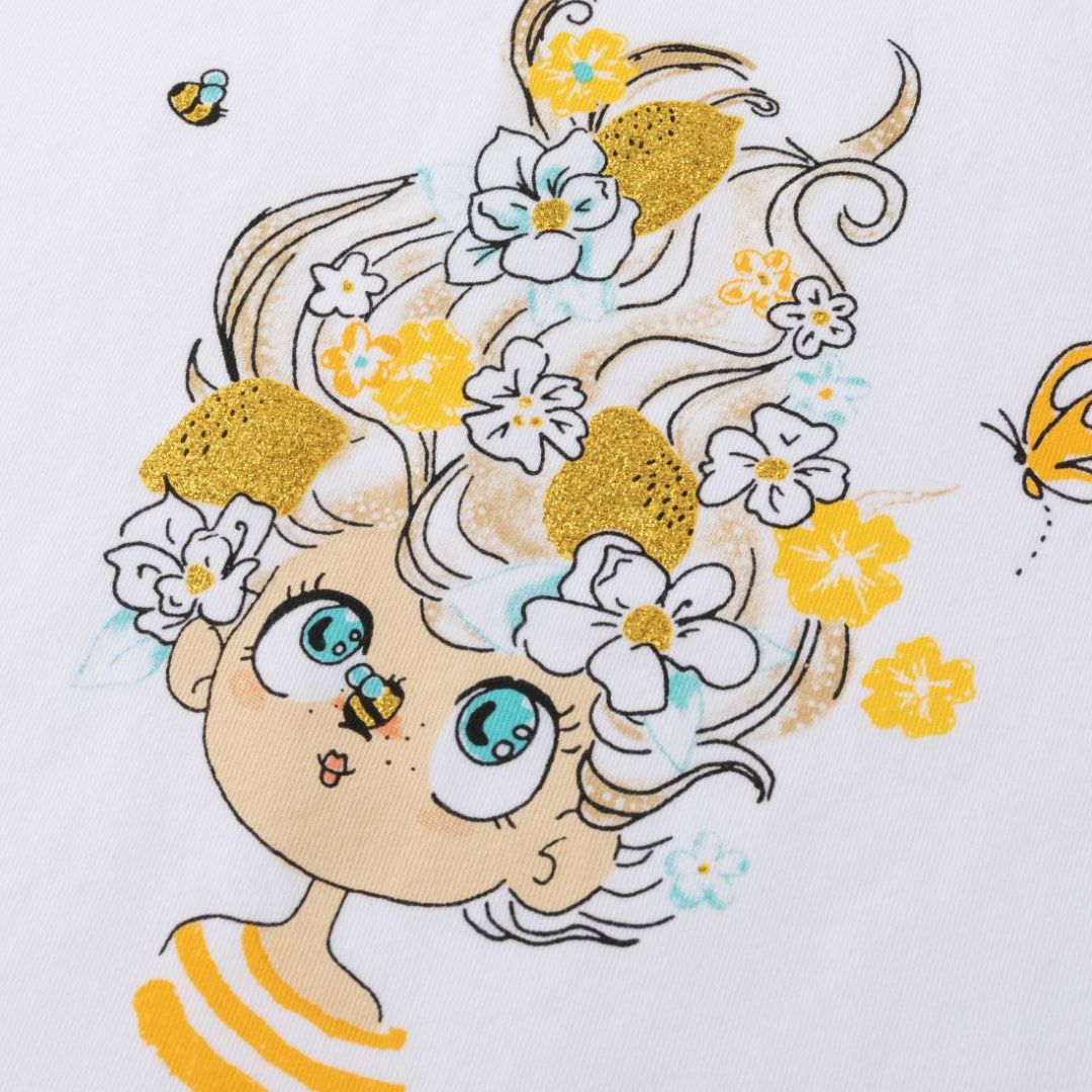 T-Shirt für Mädchen 'Blumenmädchen'