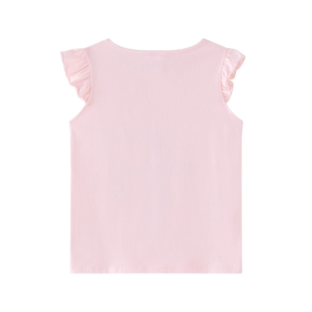 T-Shirt für Mädchen mit Flamingo Print