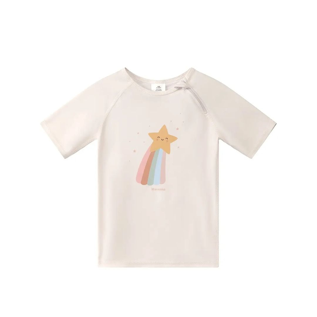 Sonnenschutz T-Shirt 'Starlight' beige UPF 50+