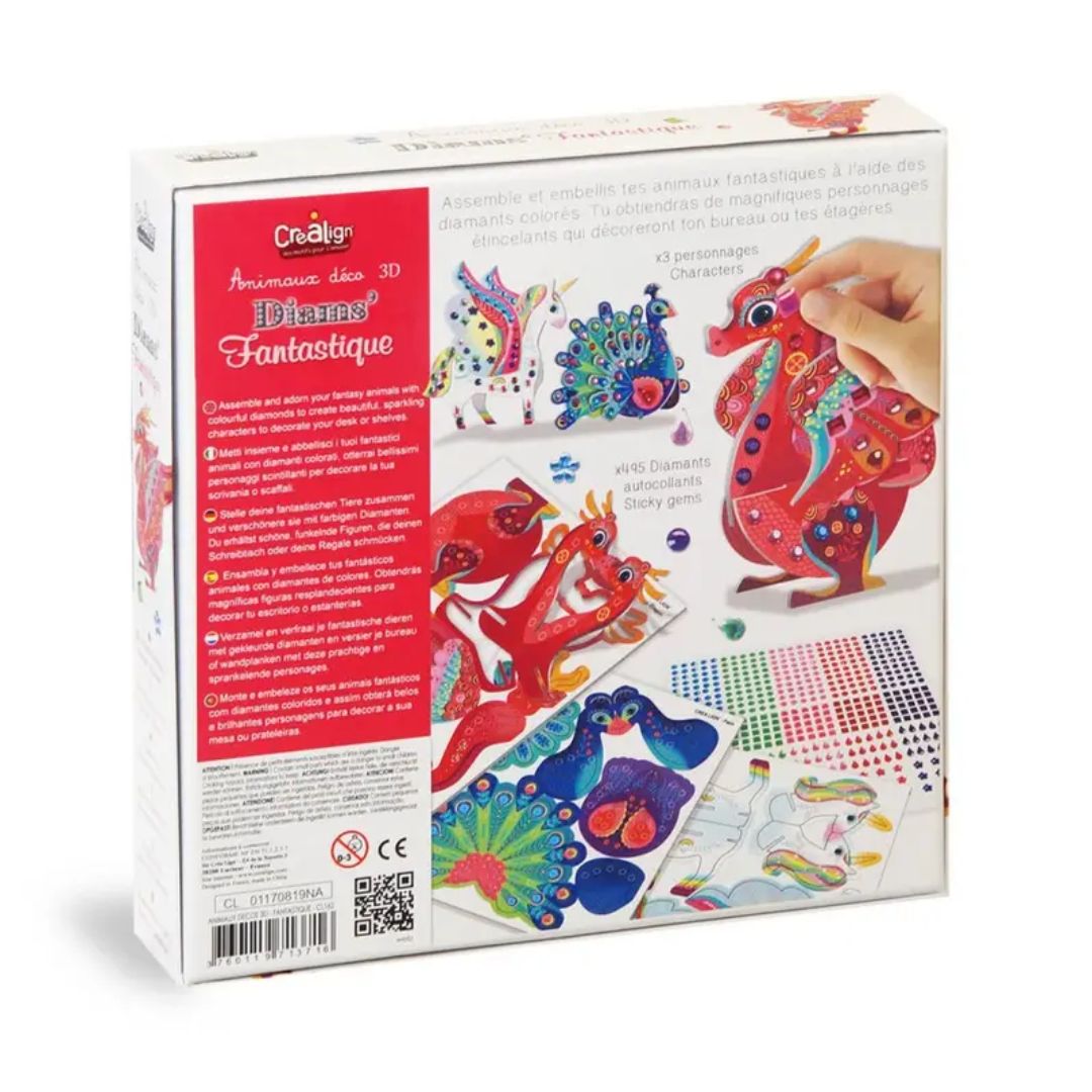 3D-Deco-Tiere „Fantastische Diamanten“