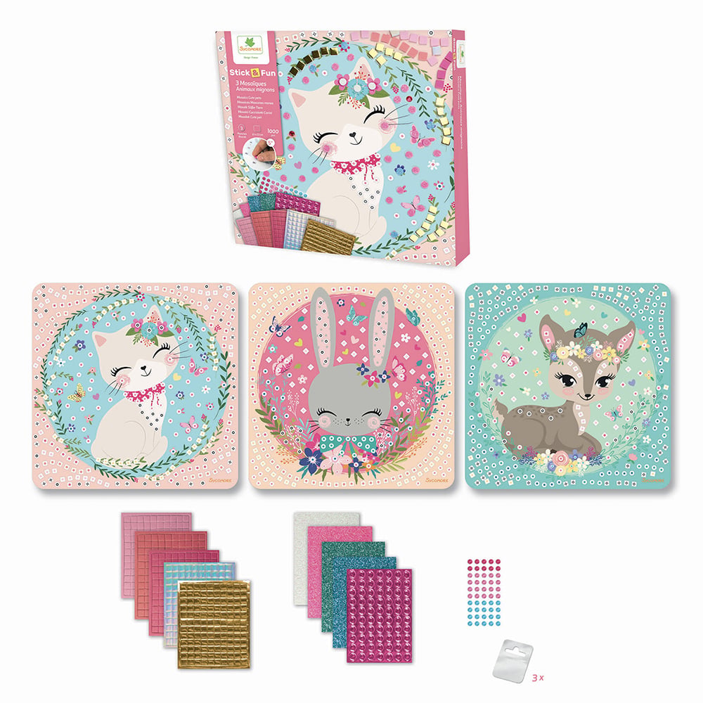 Stick & Fun Kinder Kreativset 'Cute Animals' 5+