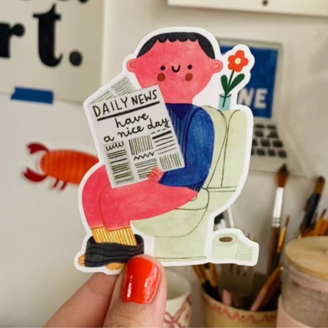 Sticker 'DAILY NEWS' Aufkleber