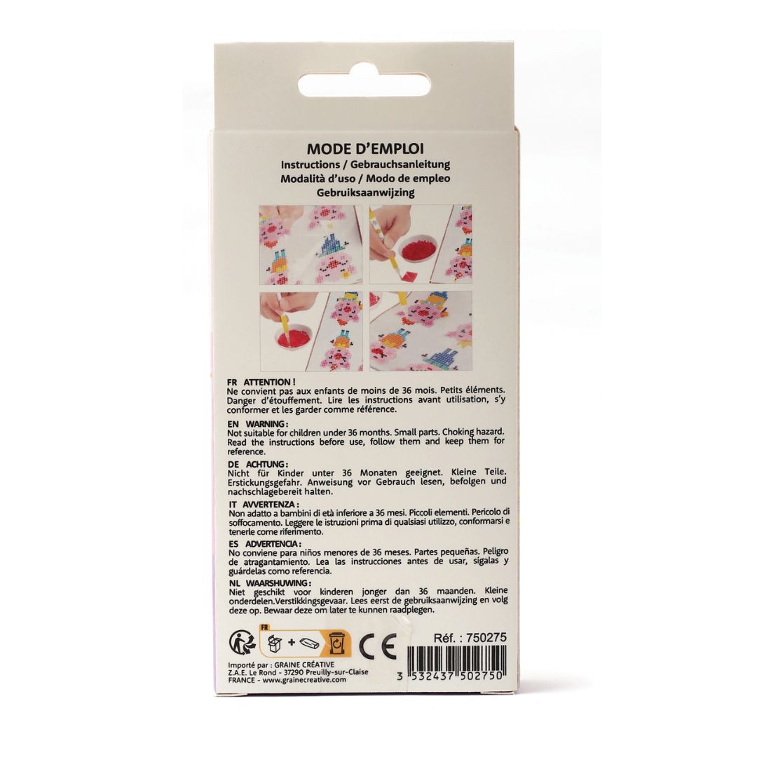 Mosaik Sticker Set aus Diamanten 'Sonne'