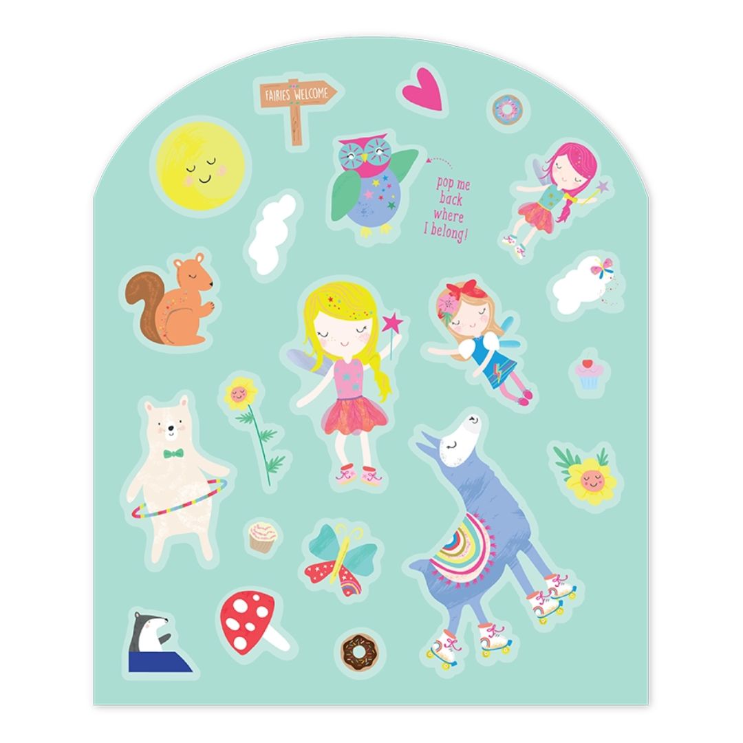 Sticker- und Spielbuch 'Rainbow Fairy'