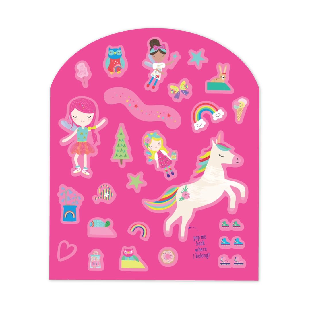 Sticker- und Spielbuch 'Rainbow Fairy'