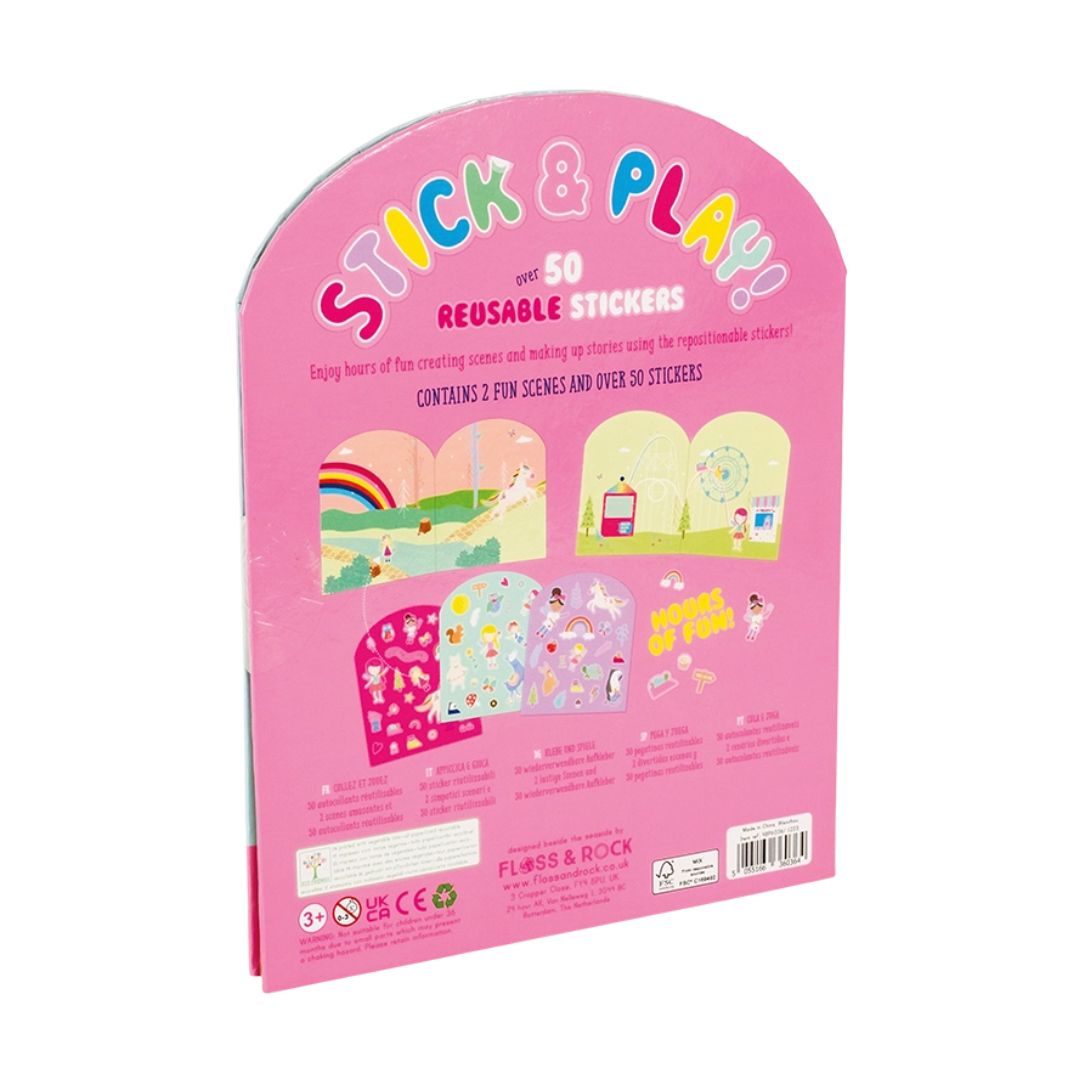 Sticker- und Spielbuch 'Rainbow Fairy'