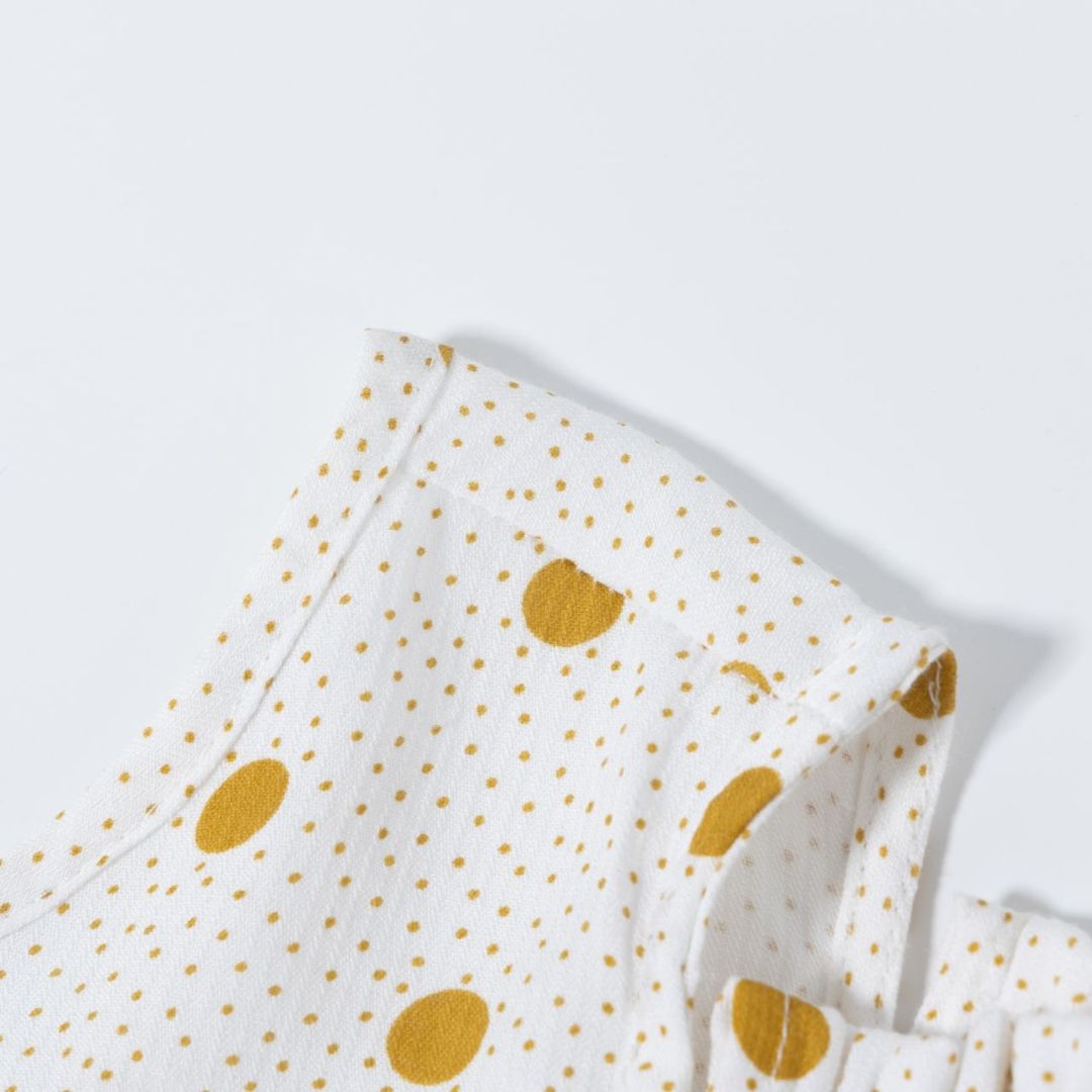 Polka Dots Dorados Mädchenbluse