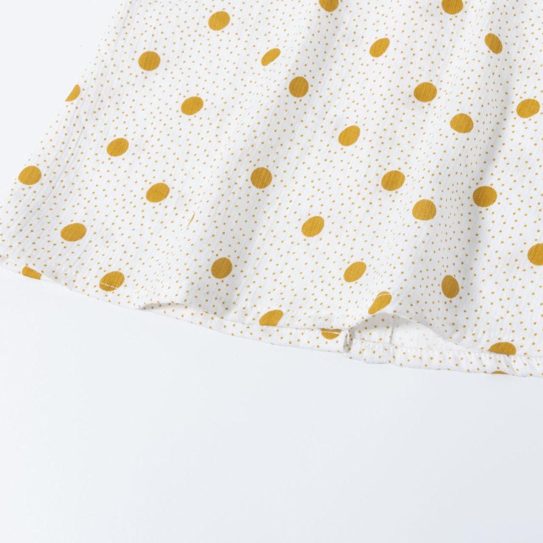 Polka Dots Dorados Mädchenbluse