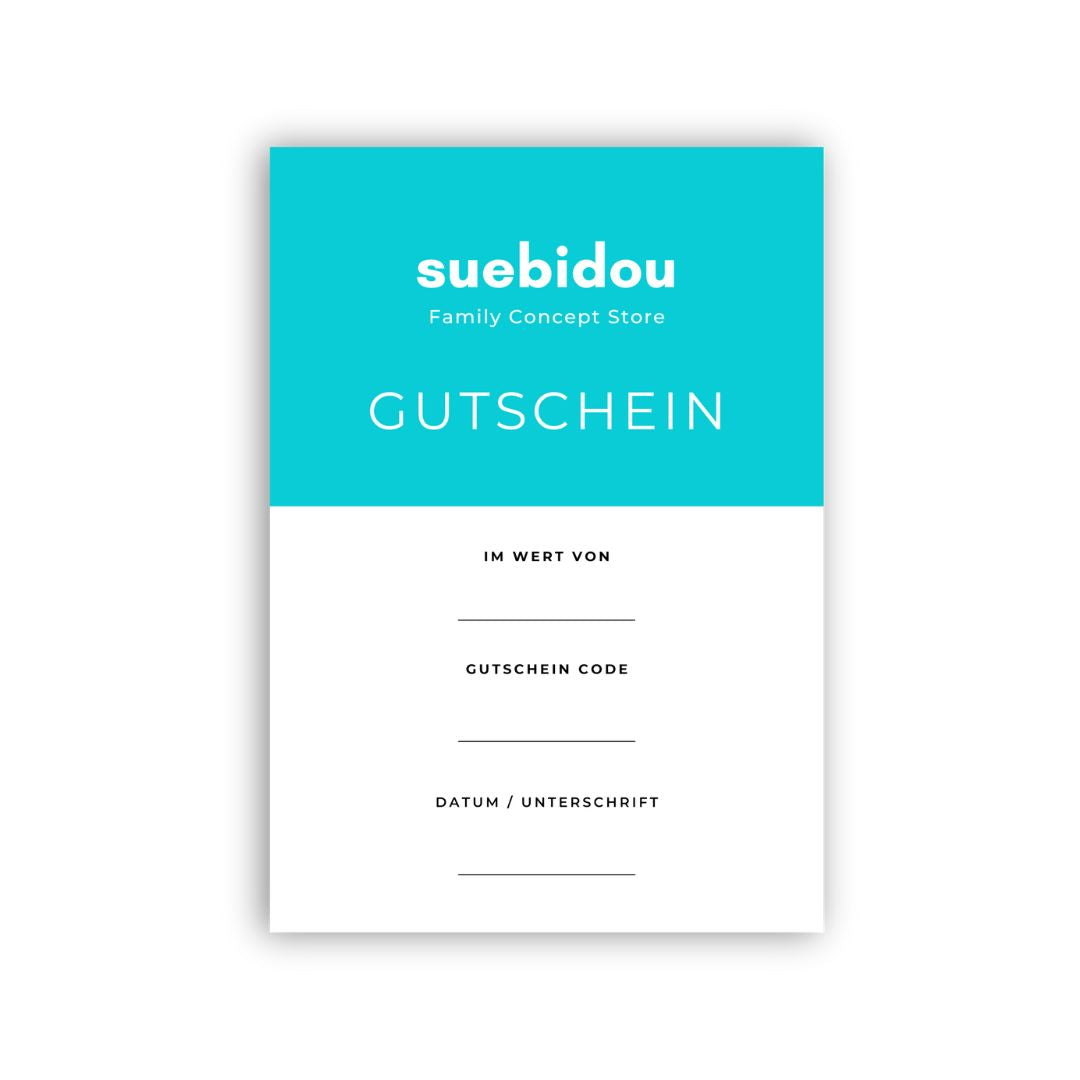 Ein suebidou Gutschein ist immer eine gute Idee 'Online'