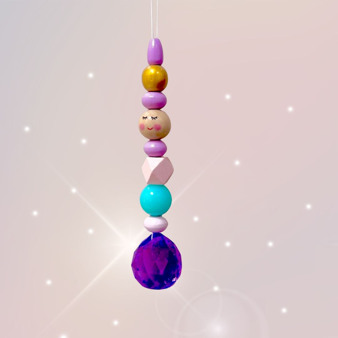 Suncatcher 'Funtastic' rund lila