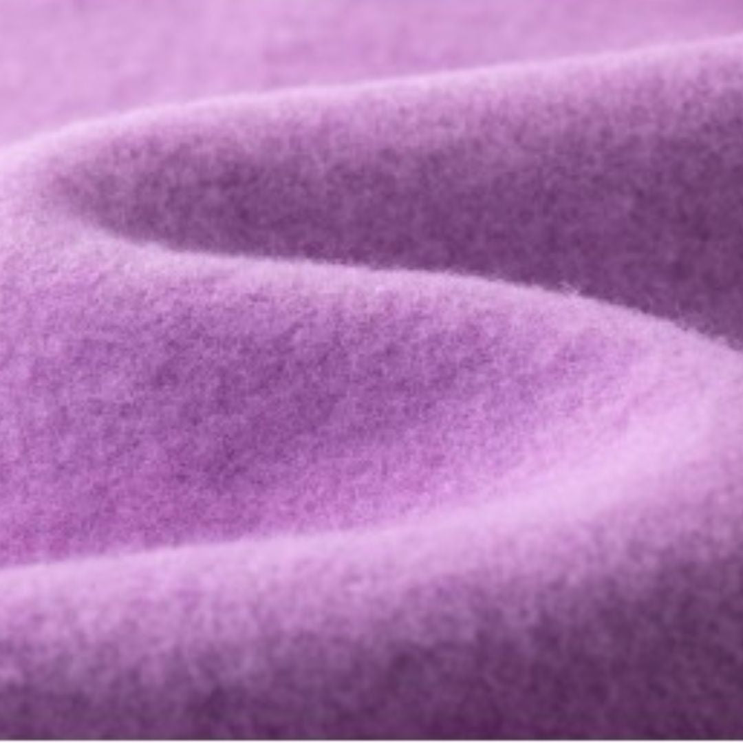 Sweatshirtkleid mit Kapuze lila