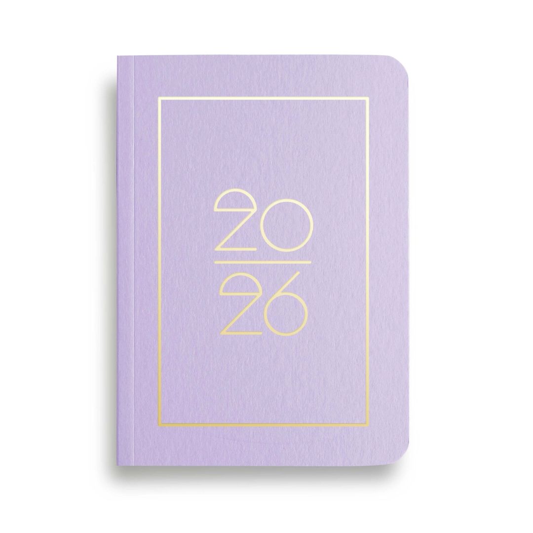 NAVUCKO | Pocket Kalender DIN A6 'Planner 2026' purple