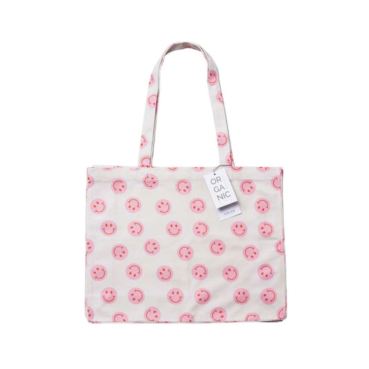 Organic Cotton Bag Tragetasche - smilies
