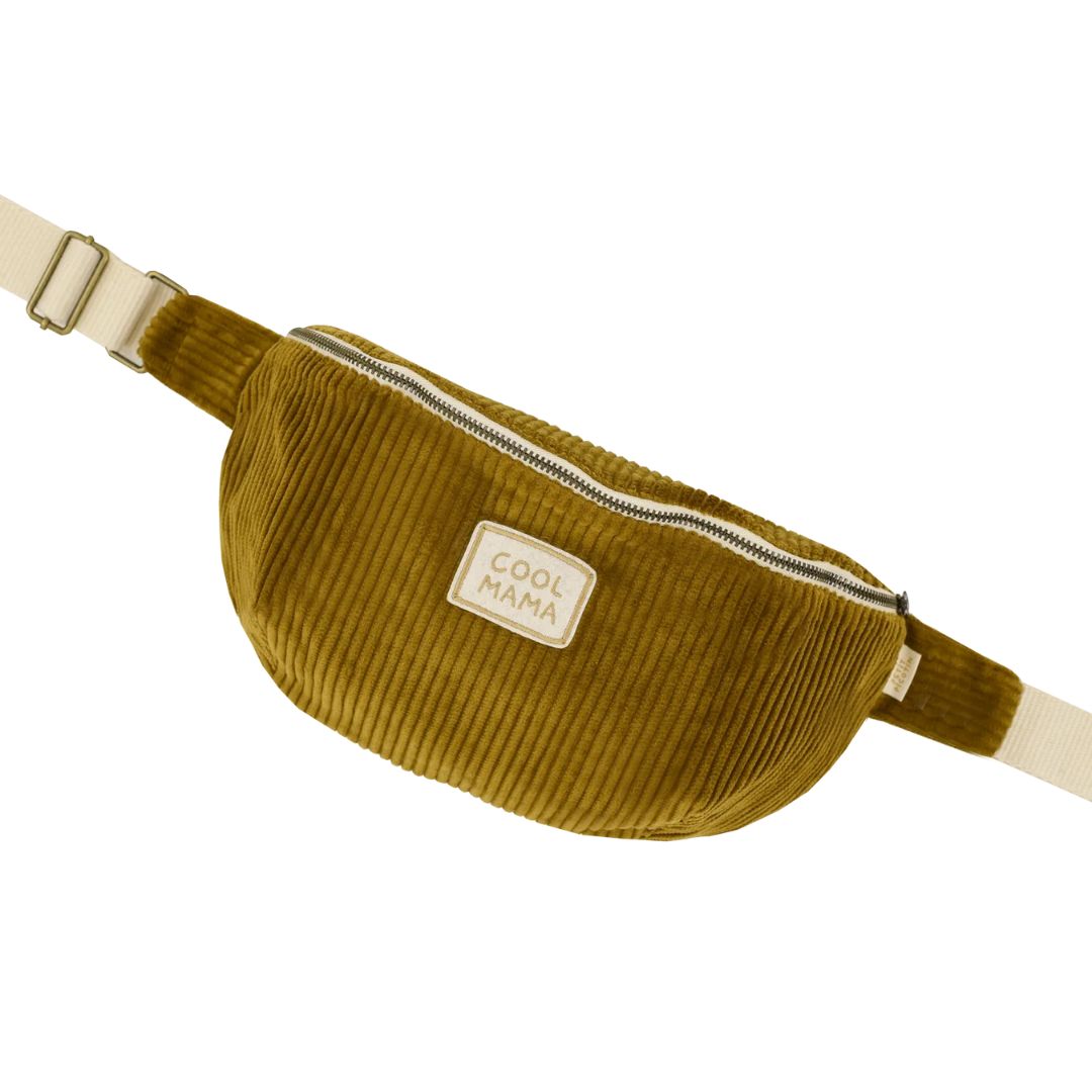 Teen/Damen Bauchtasche in Cordoptik bronze personalisierbar