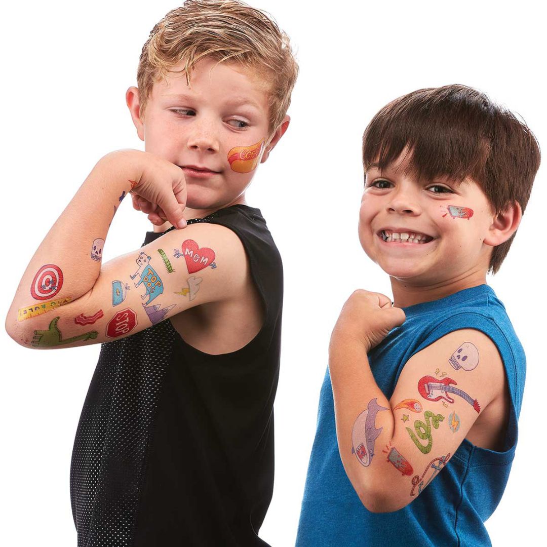 Temporary Glitter Tattoos 'Tattoo Palooza - Over The Rainbow'