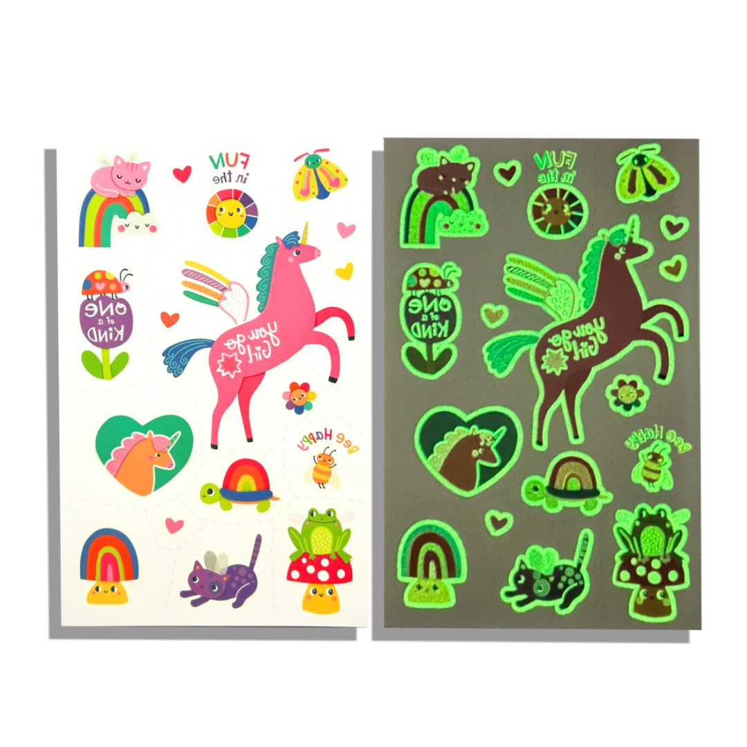 Tattoo-Palooza Glow in the Dark Tattoos 'Magic Moonbeams'