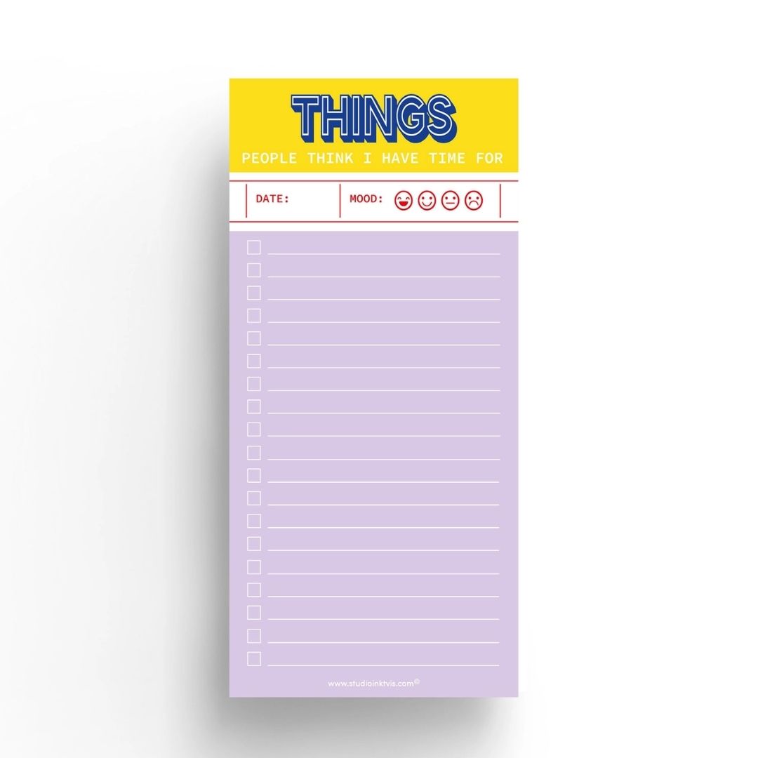Notizblock 'Dinge, wofür andere denken, ich hätte Zeit# To-Do-Liste
