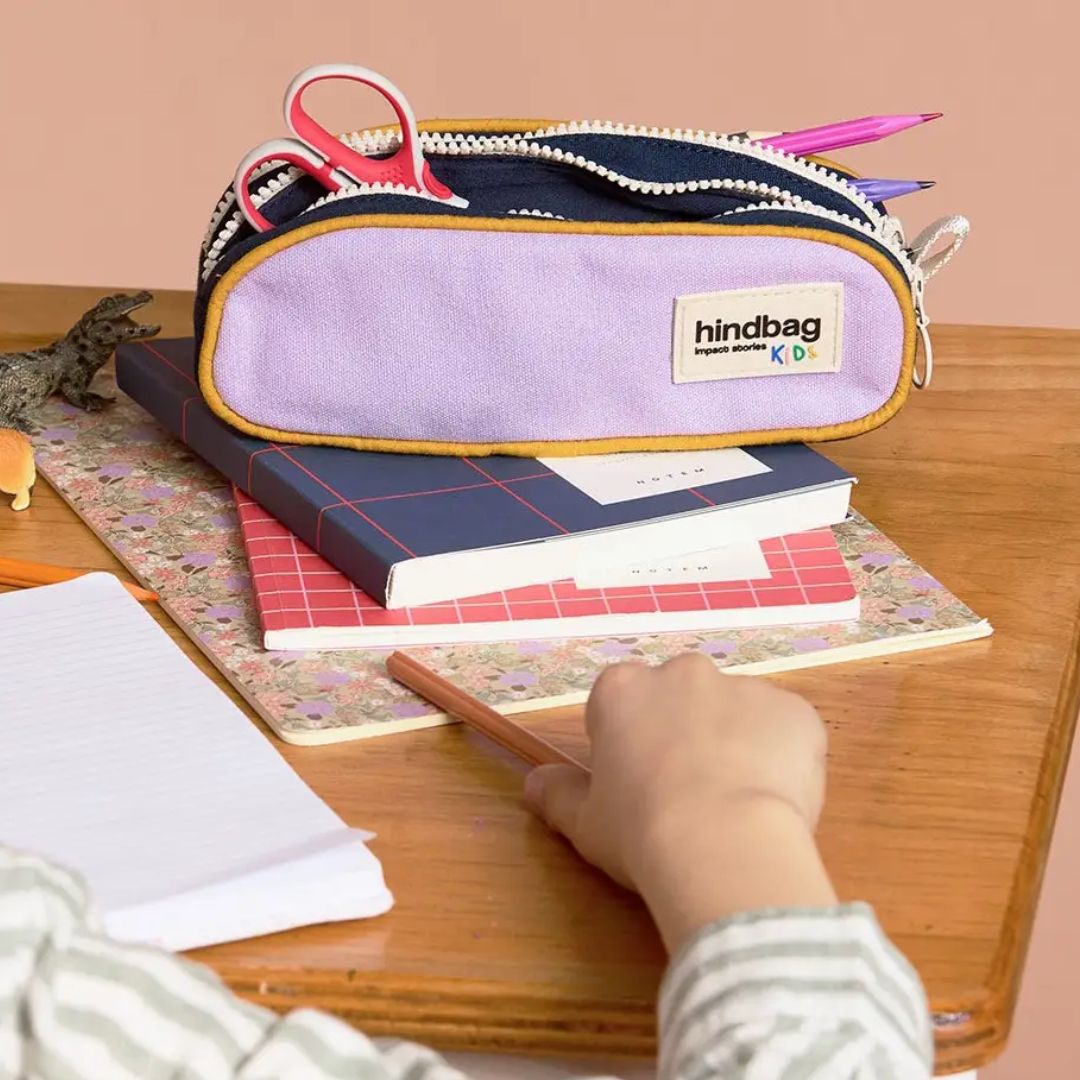 Tricolor-Etui 'Malo' lila