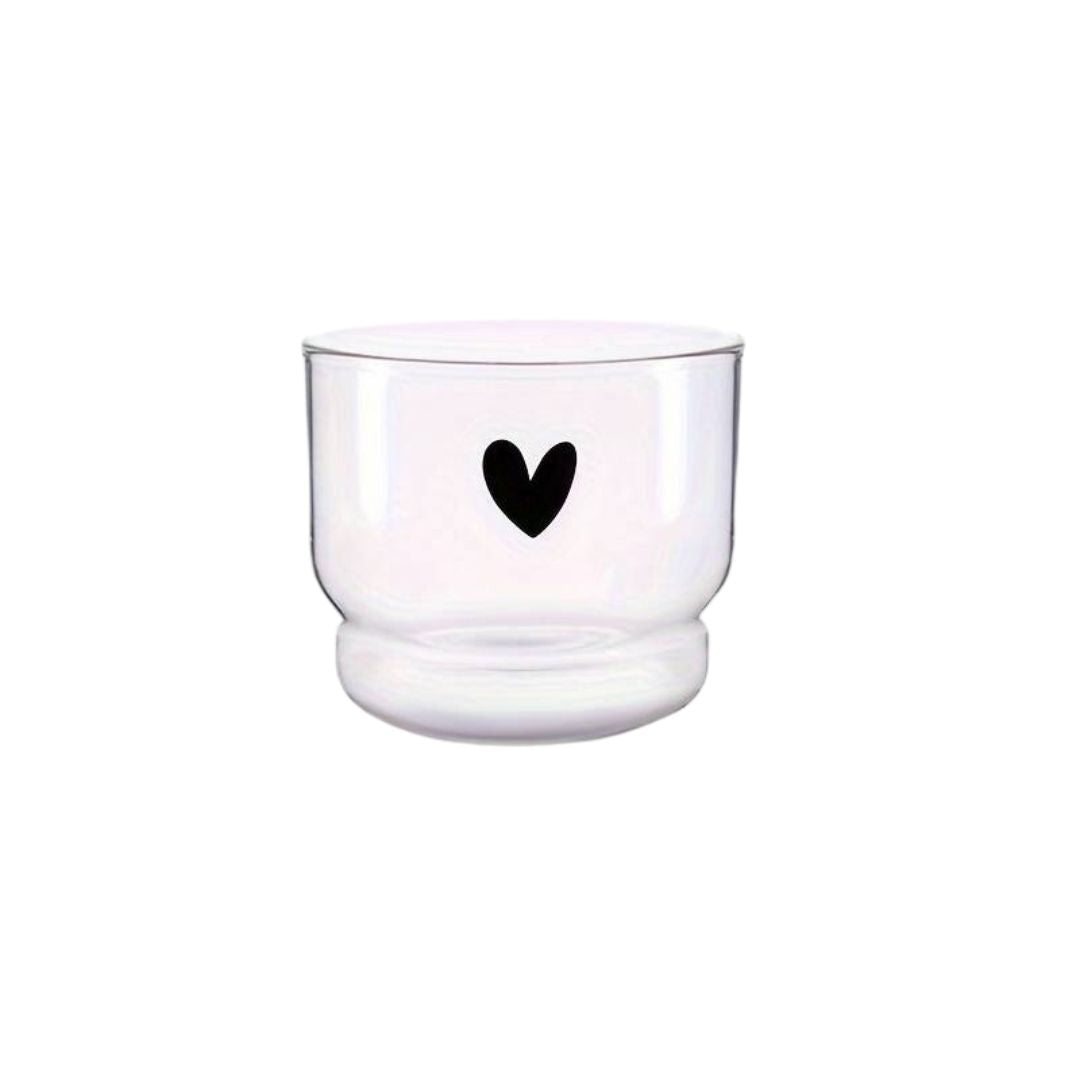 Trinkglas 'Herz' für Getränke und Deserts