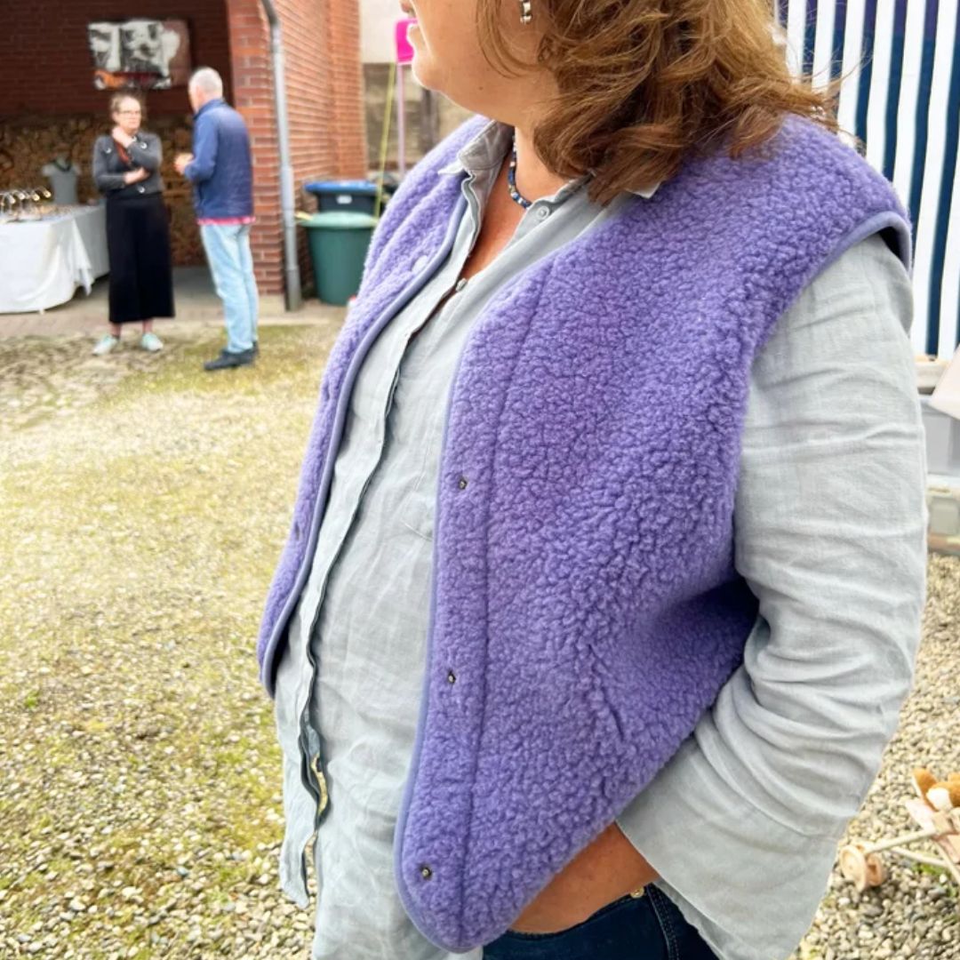Damen Weste 'TYB' Amethyst