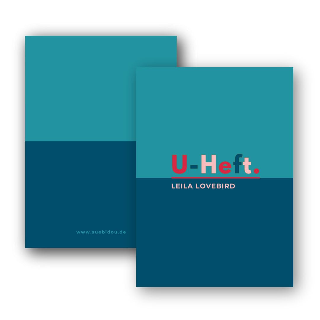 U-Heft Hülle "Colorblock" personalisierbar