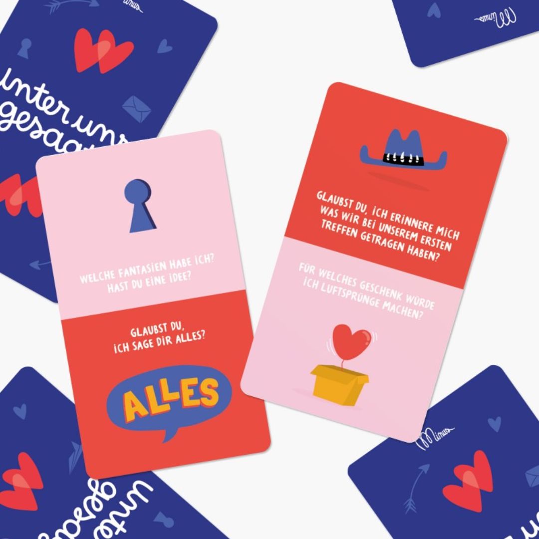 Fragenkartenspiel 'Unter uns gesagt'