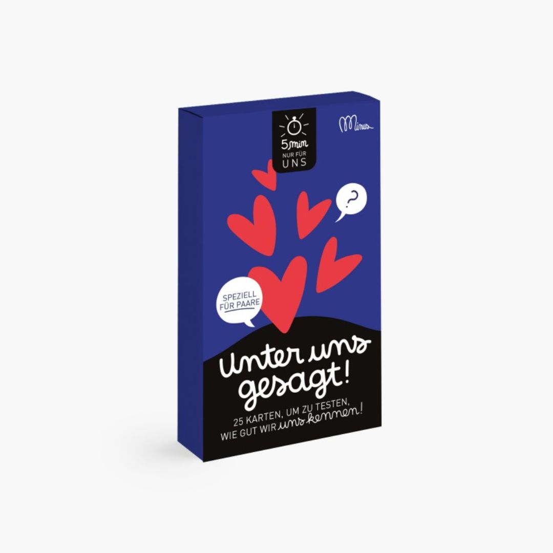 Fragenkartenspiel 'Unter uns gesagt'