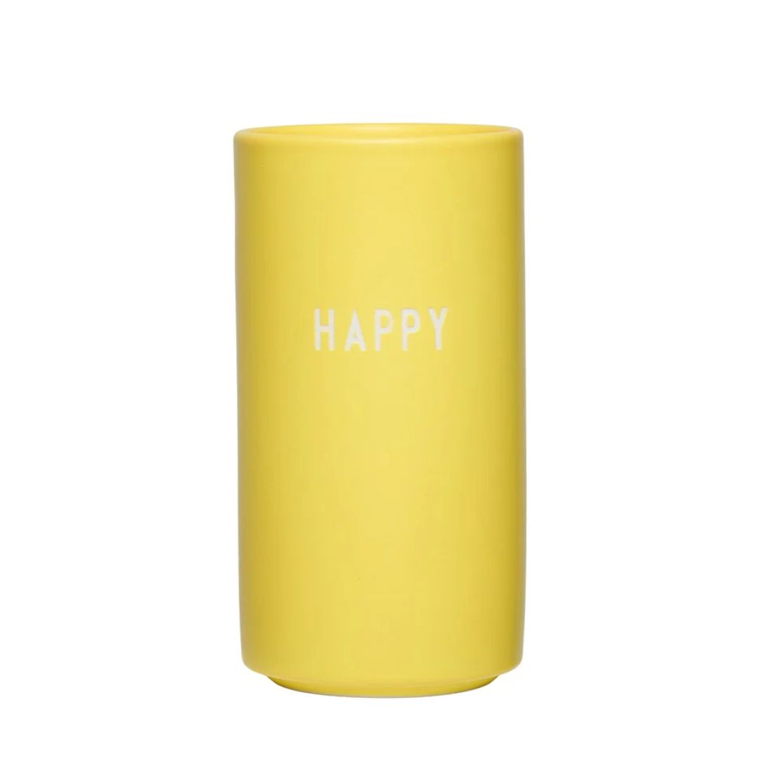 Favourite Vase 'Happy' gelb