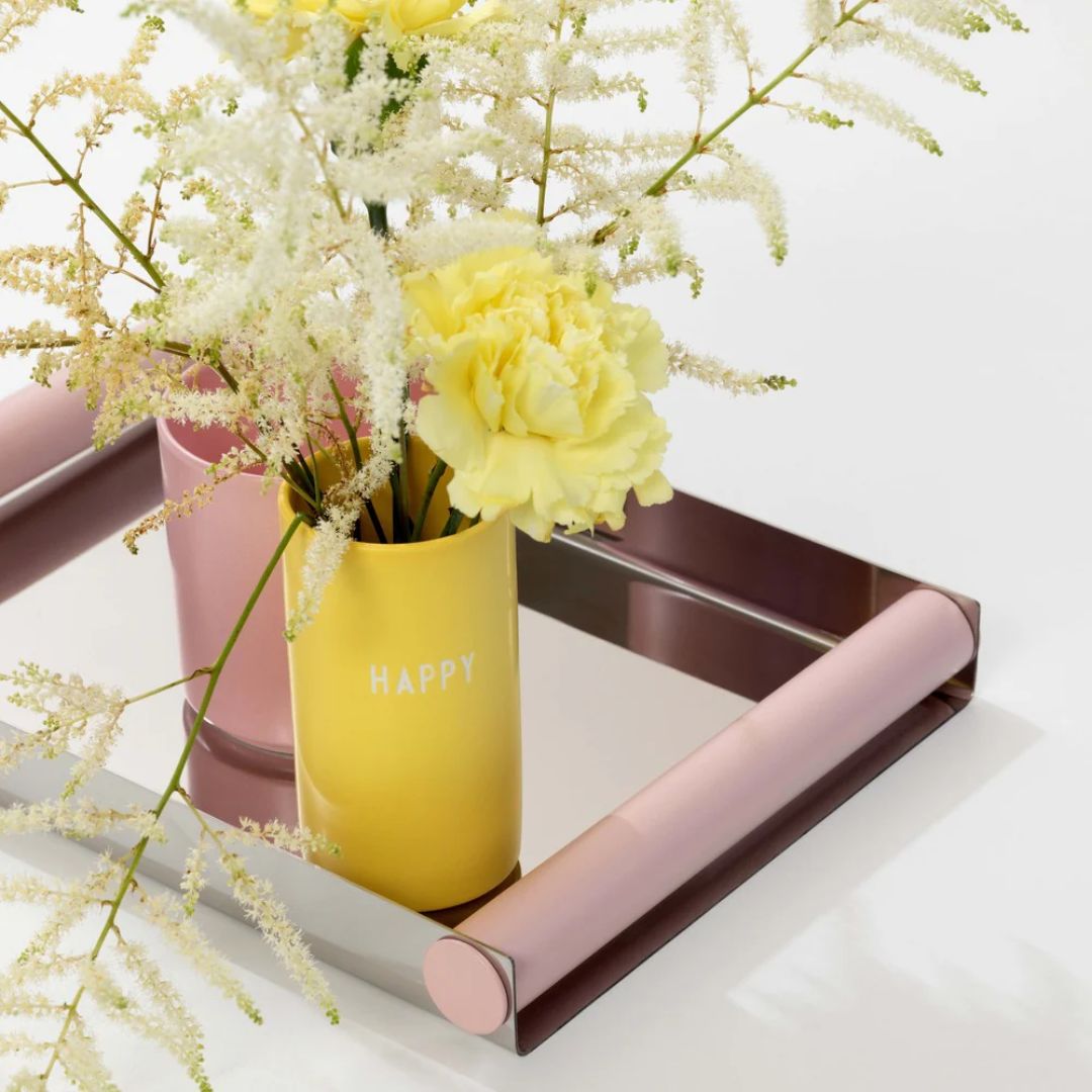Favourite Vase 'Happy' gelb